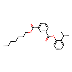 Isophthalic acid, heptyl 2-isopropylphenyl ester