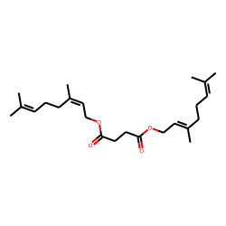 Succinic acid, di(geranyl) ester
