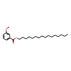 m-Methoxybenzoic acid, hexadecyl ester