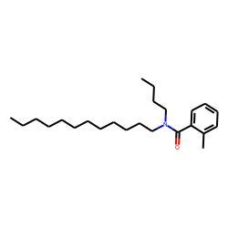 Benzamide, 2-methyl-N-butyl-N-dodecyl-