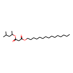 Malonic acid, 4-methylpent-2-yl pentadecyl ester