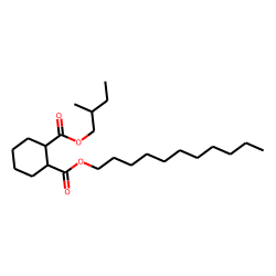 1,2-Cyclohexanedicarboxylic acid, 2-methylbutyl undecyl ester
