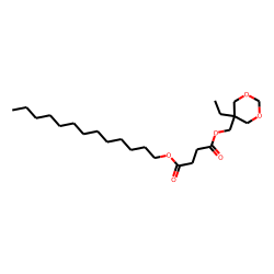 Succinic acid, (5-ethyl-1,3-dioxan-5-yl)methyl tridecyl ester