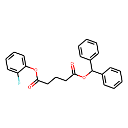 Glutaric acid, 2-fluorophenyl diphenylmethyl ester