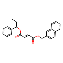 Fumaric acid, 1-phenylprop-1-yl naphth-2-ylmethyl ester