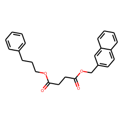 Succinic acid, naphth-2-ylmethyl 3-phenylpropyl ester
