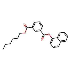 Isophthalic acid, hexyl 1-naphthyl ester
