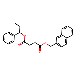 Succinic acid, naphth-2-ylmethyl 1-phenylpropyl ester