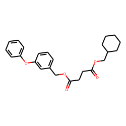 Succinic acid, cyclohexylmethyl 3-phenoxybenzyl ester