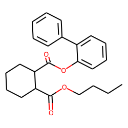 1,2-Cyclohexanedicarboxylic acid, 2-biphenyl butyl ester