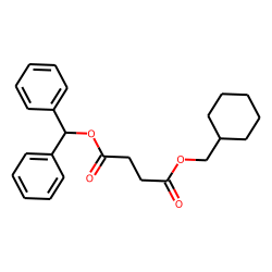Succinic acid, cyclohexylmethyl diphenylmethyl ester