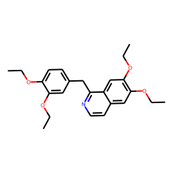 Isoquinoline, 1-[(3,4-diethoxyphenyl)methyl]-6,7-diethoxy-