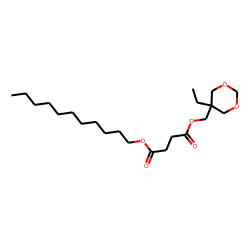 Succinic acid, (5-ethyl-1,3-dioxan-5-yl)methyl undecyl ester