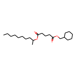 Glutaric acid, cyclohexylmethyl 2-decyl ester