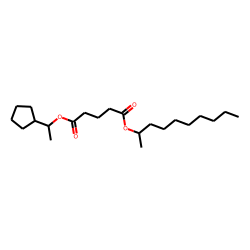 Glutaric acid, 1-cyclopentylethyl dec-2-yl ester