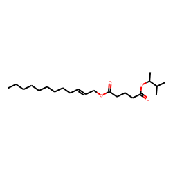 Glutaric acid, dodec-2-en-1-yl 3-methylbut-2-yl ester