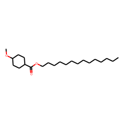 Cyclohexanecarboxylic acid, 4-methoxy-, tetradecyl ester