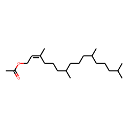 3,7,11,15-Tetramethylhexadec-2-en-1-yl acetate