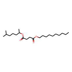 Succinic acid, decyl 6-methylhept-2-yl ester