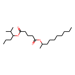 Glutaric acid, dec-2-yl 2-methylhex-3-yl ester