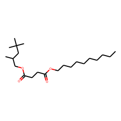 Succinic acid, decyl 2,4,4-trimethylpentyl ester