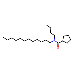 Cyclopentanecarboxamide, N-butyl-N-dodecyl-