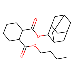 1,2-Cyclohexanedicarboxylic acid, 2-adamantyl butyl ester