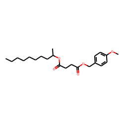 Succinic acid, dec-2-yl 4-methoxybenzyl ester