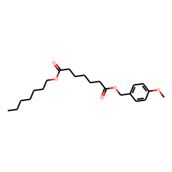 Pimelic acid, heptyl 4-methoxybenzyl ester