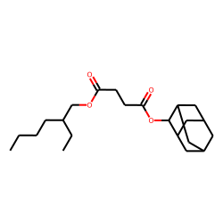 Succinic acid, 2-ethylhexyl adamant-2-yl ester