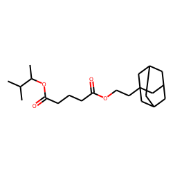 Glutaric acid, 2-(adamant-1-yl)ethyl 3-methylbut-2-yl ester