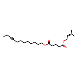 Glutaric acid, 3-methylbut-2-en-1-yl dodec-9-yn-1-yl ester