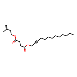 Succinic acid, tridec-2-yn-1-yl 3-methylbut-3-en-1-yl ester