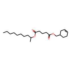 Glutaric acid, (cyclohex-3-enyl)methyl dec-2-yl ester