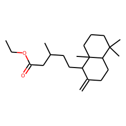 (S)-Ethyl 3-methyl-5-((1S,4aS,8aS)-5,5,8a-trimethyl-2-methylenedecahydronaphthalen-1-yl)pentanoate