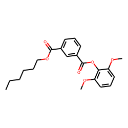 Isophthalic acid, 2,6-dimethoxyphenyl hexyl ester