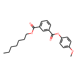 Isophthalic acid, heptyl 4-methoxyphenyl ester