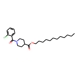 Isonipecotic acid, N-(2-chlorobenzoyl)-, dodecyl ester