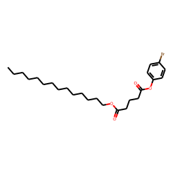 Glutaric acid, 4-bromophenyl tetradecyl ester