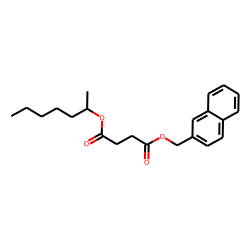 Succinic acid, hept-2-yl 2-naphthylmethyl ester