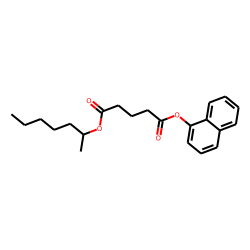 Glutaric acid, hept-2-yl 1-naphthyl ester