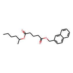 Glutaric acid, naphth-2-ylmethyl 2-hexyl ester