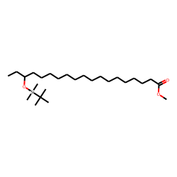 17-Hydroxy-nonadecanoic, methyl ester, tBDMS ether