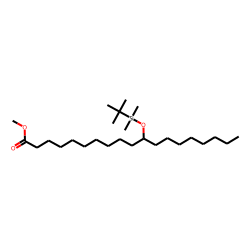 11-Hydroxy-nonadecanoic, methyl ester, tBDMS ether