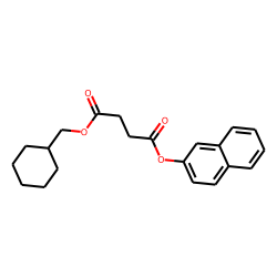 Succinic acid, cyclohexylmethyl 2-naphthyl ester