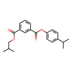 Isophthalic acid, isobutyl 4-isopropylphenyl ester