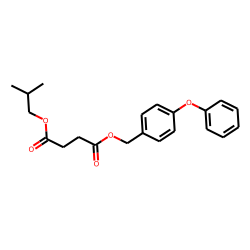 Succinic acid, isobutyl 4-phenoxybenzyl ester
