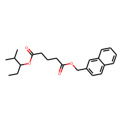 Glutaric acid, 2-methylpent-3-yl (2-naphthyl)methyl ester