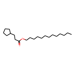 3-Cyclopentylpropionic acid, tridecyl ester