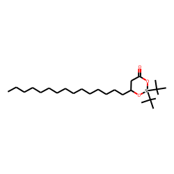 Octadecanoic acid, 3-hydroxy, DTBS